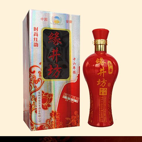 百年圖緣酒系列產(chǎn)品-緣井坊紅韻白酒