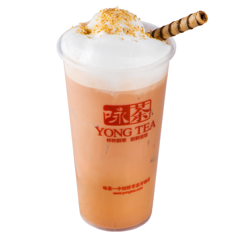 詠茶飲品產(chǎn)品-榛果冰淇淋果仁奶茶