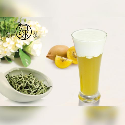 壹點壹茶飲飲品小吃-奇異綠茶