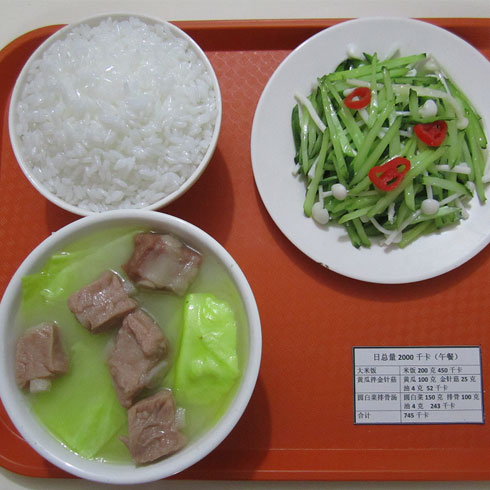 排骨套飯