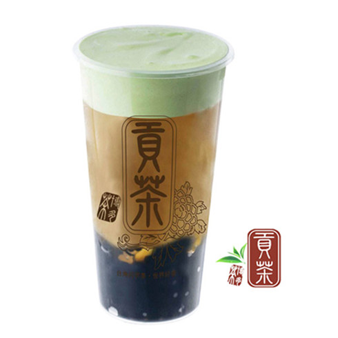 茶博多抹茶珍珠奶蓋茶