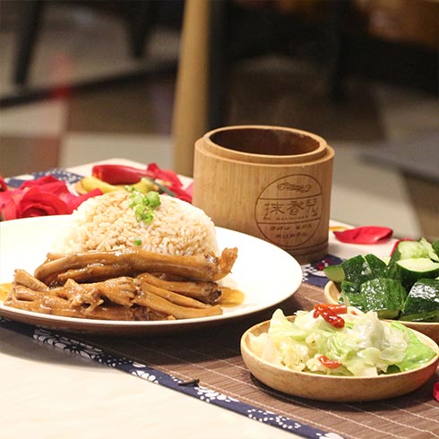 抹香兒排骨飯-秘制鴨掌飯